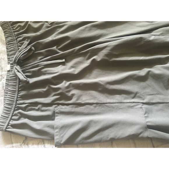Halara Wide Leg Relaxed Pants Women’s M Gray Stretch Drawstring Travel Lounge - Picture 6 of 6